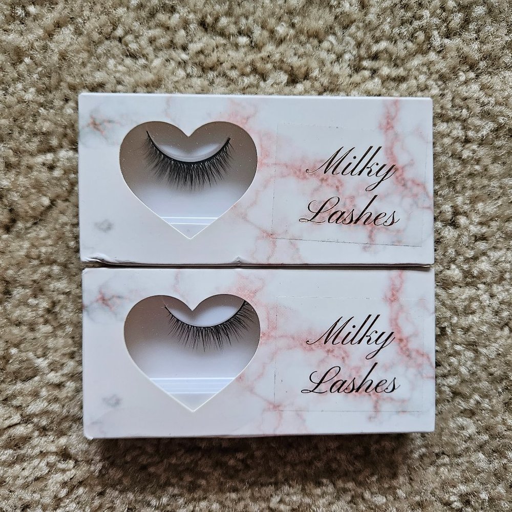 New Milky Lashes False Lashes Falsies Eyelash Lash Low Key